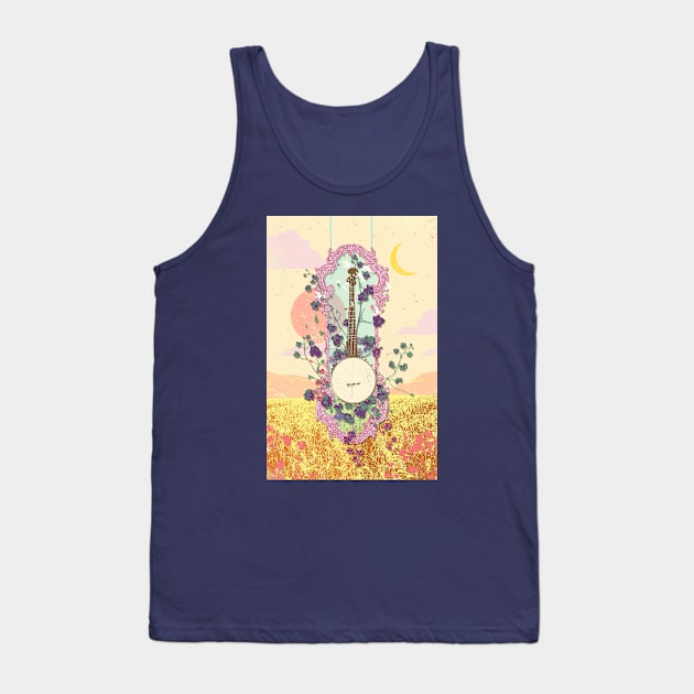 PRETTY BANJO Tank Top by Showdeer